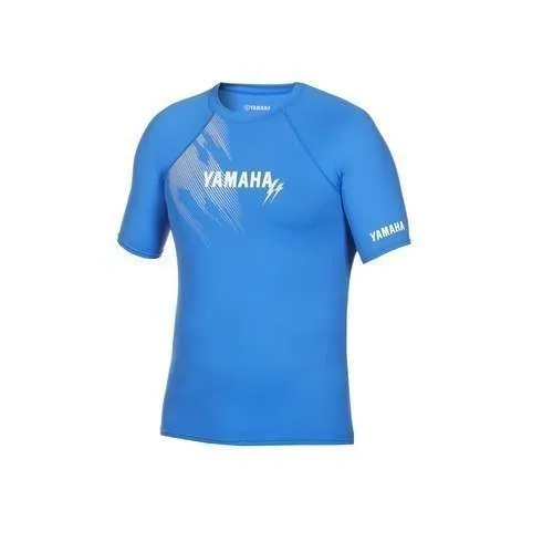 Marine WR Racing Rash Guard u crnoj i plavoj boji s logotipom.