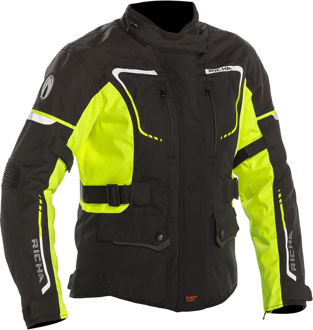 Moto jakna Richa Phantom 2 Lady Fluo – prednji pogled