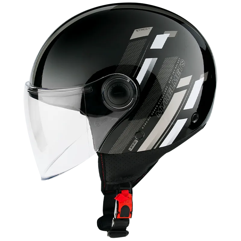 Jet kaciga MT Helmets Street Scope D2 Siva