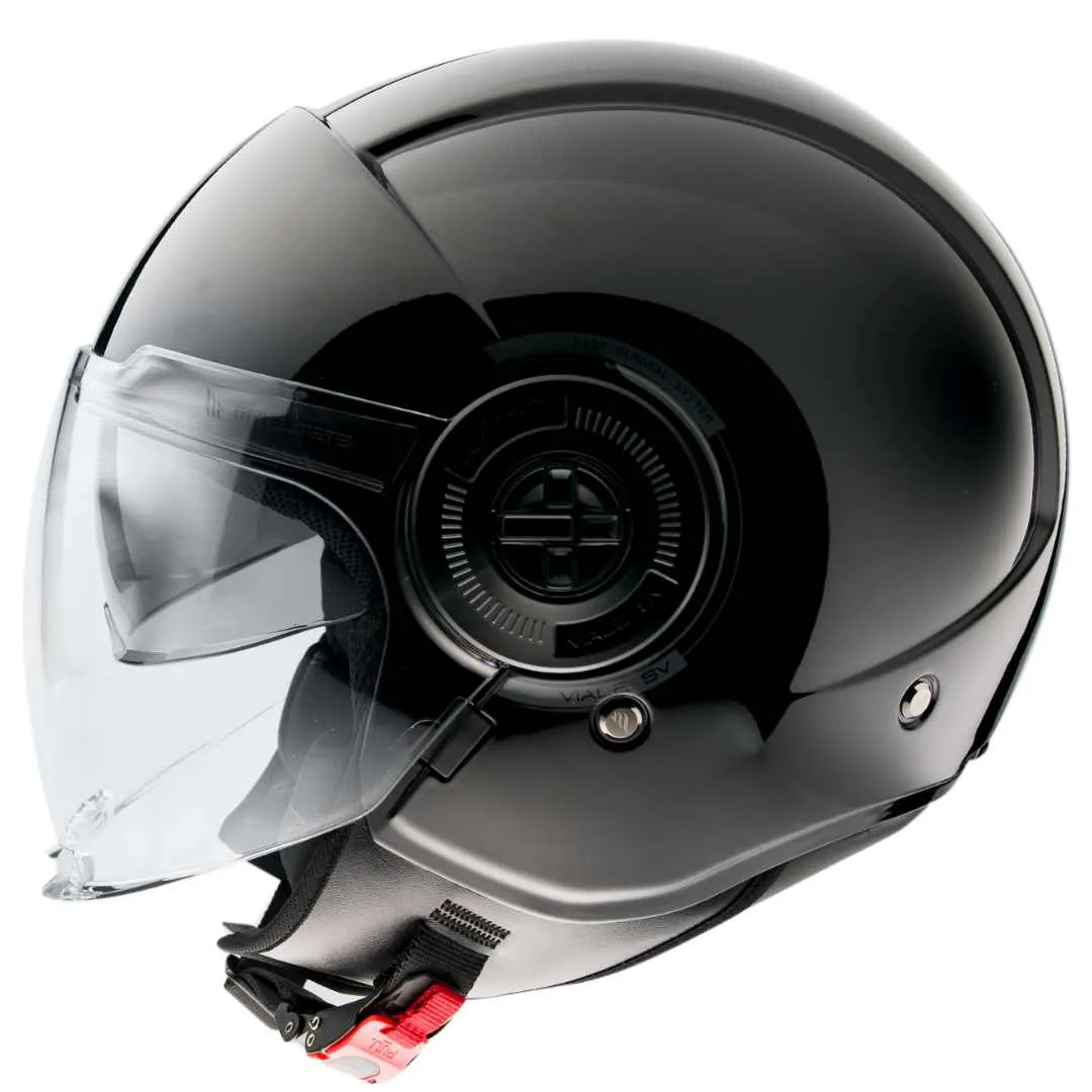 Jet kaciga MT Helmets Viale Sv A1 crna Matt