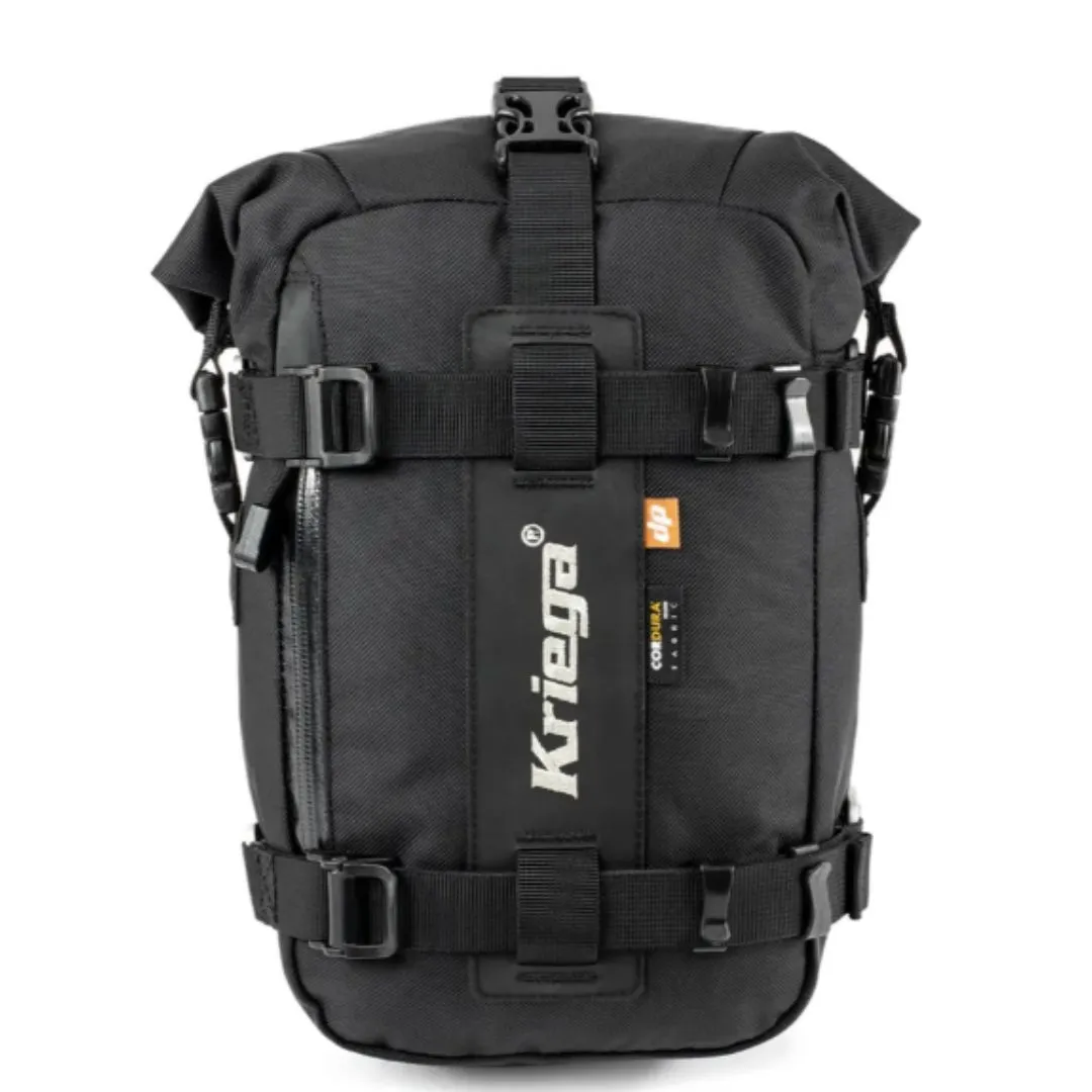 Kriega US-5 Drypack torba nameščena na motorju