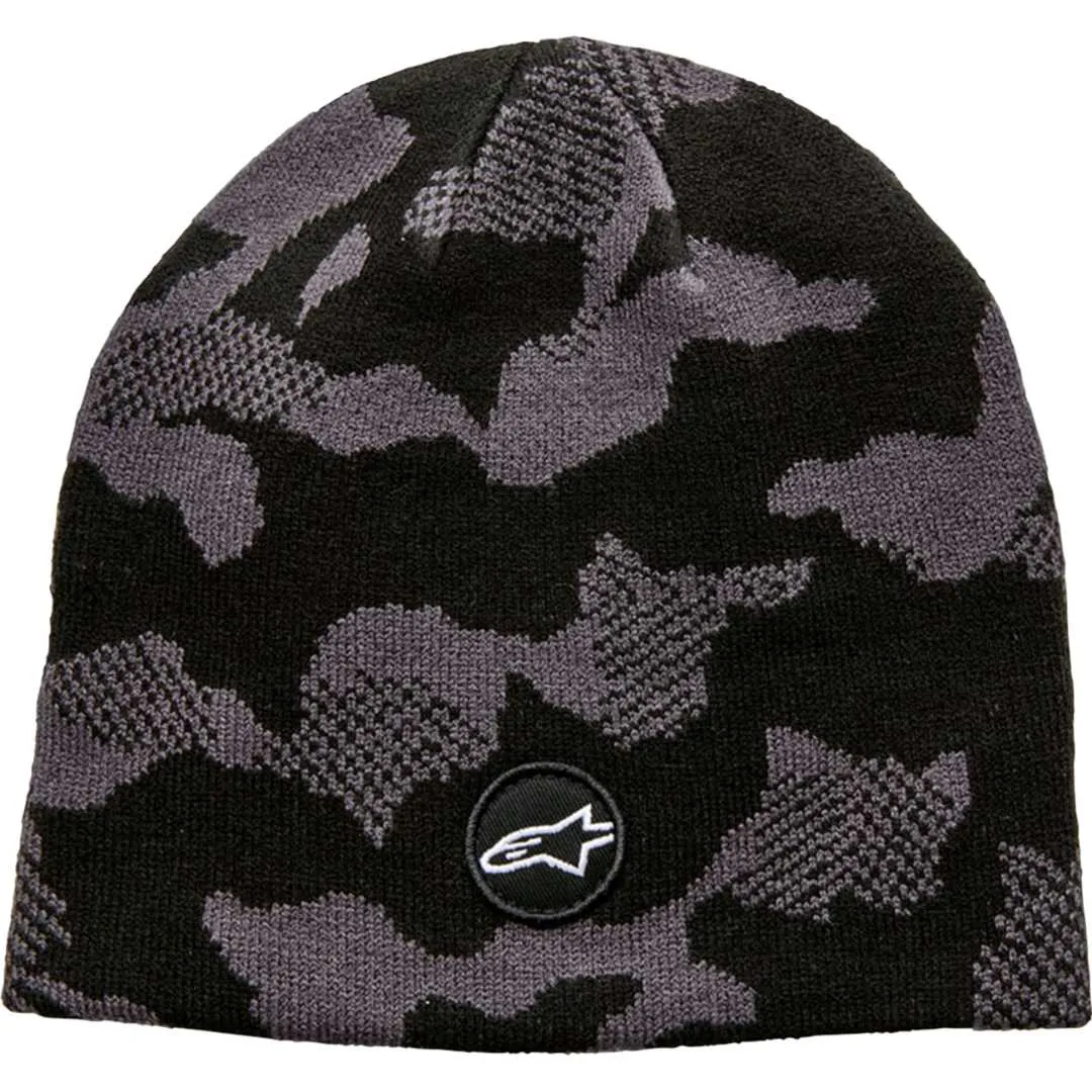 Alpinestars Area črna camo kapa v urbanem slogu