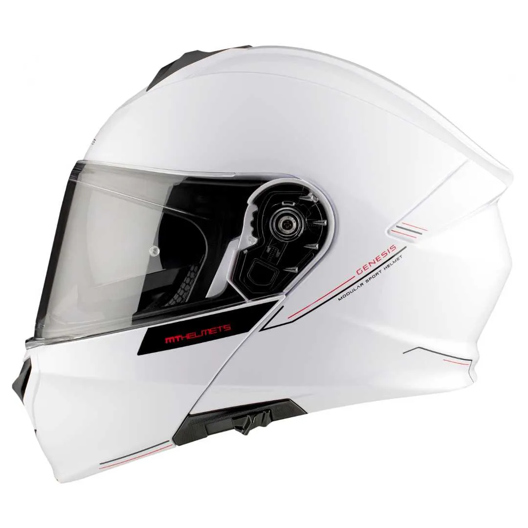 Moto kaciga Mt Helmets Genesis SV A0 bijela