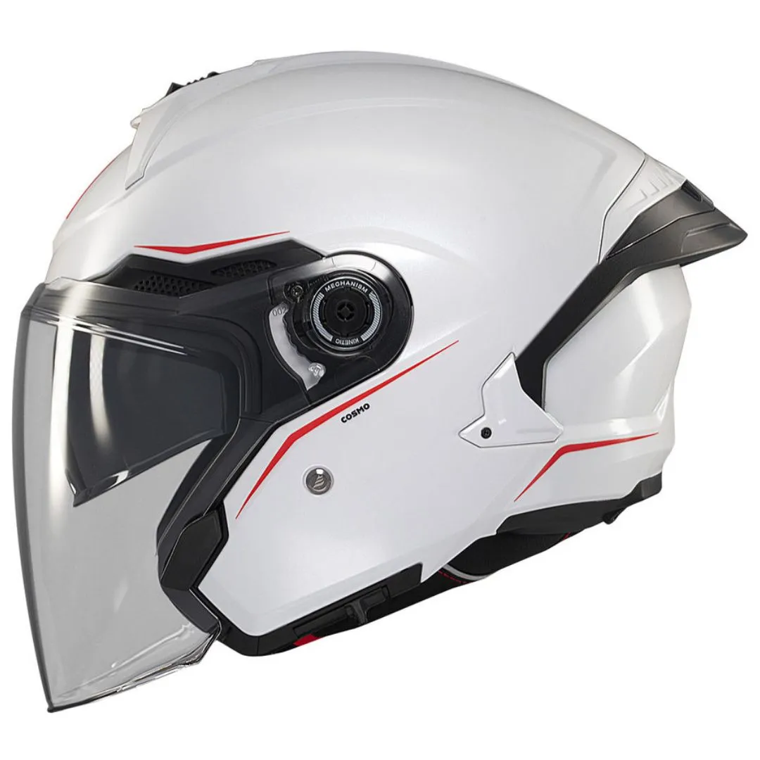 Jet kaciga Mt Helmets Cosmo SV Solid A0 bela