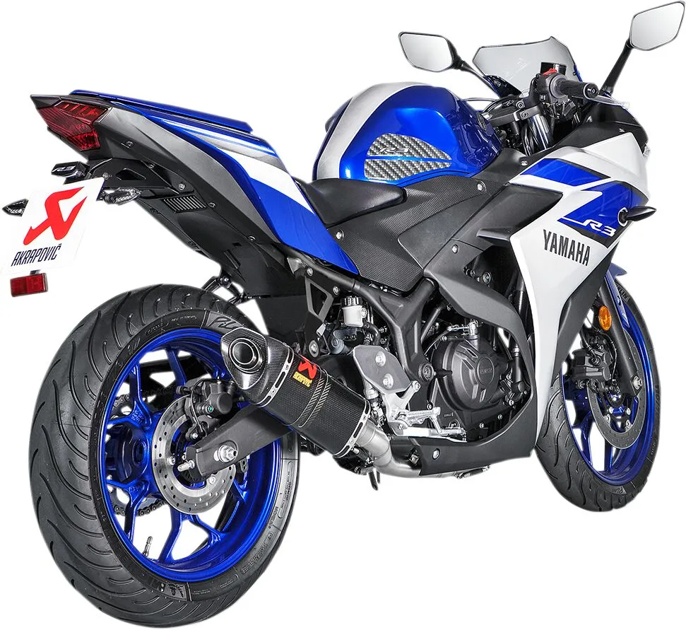 Ispušni sustav S-Y3R1-APC za Yamaha MT-03 ABS (2016–2024) – pogled s desne strane