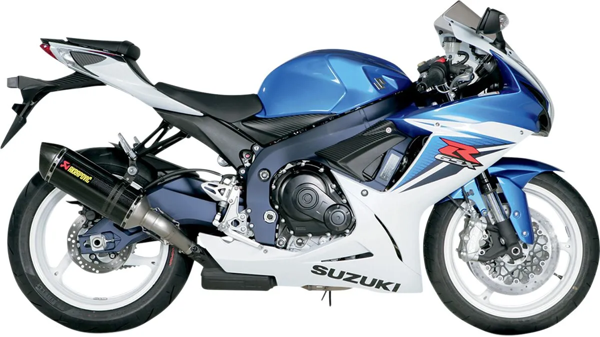 Akrapovič Slip-On Line ispušni sustav za Suzuki GSX-R600/750 – bočni pogled