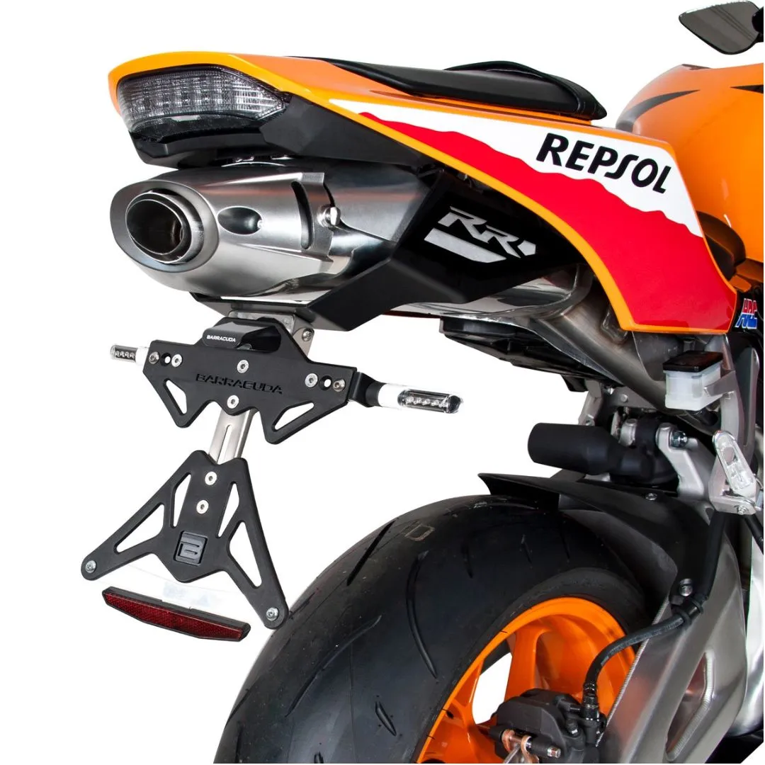 Nosilec tablice Barracuda za Honda CBR 600RR (2013–2019) – pogled od spredaj