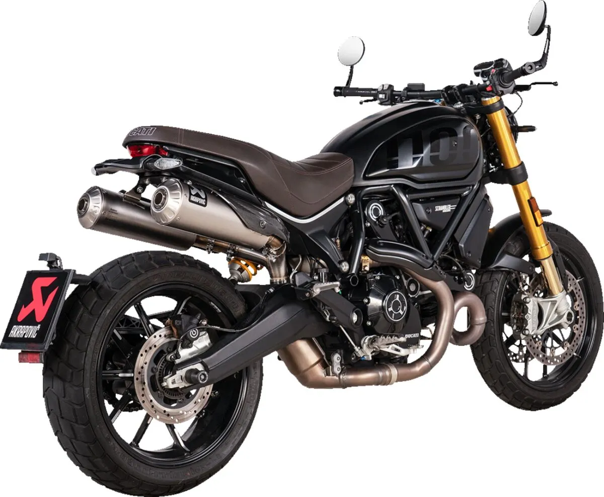 Akrapovič Slip-On Line ispušni sustav – montiran na Ducati Scrambler 1100