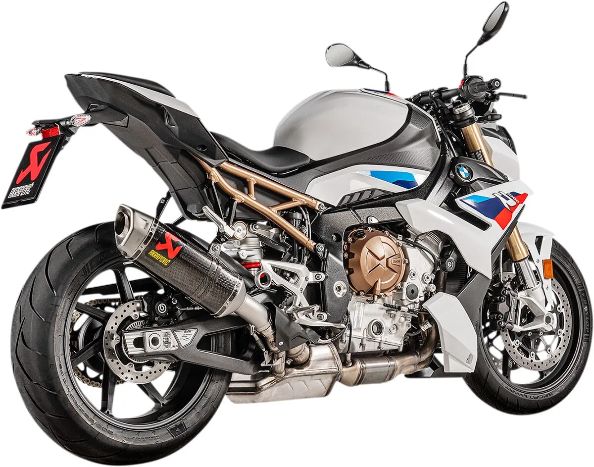 Akrapovič Slip-On Line ispušni sustav montiran na BMW M 1000 R / S 1000 R (2021-2024)