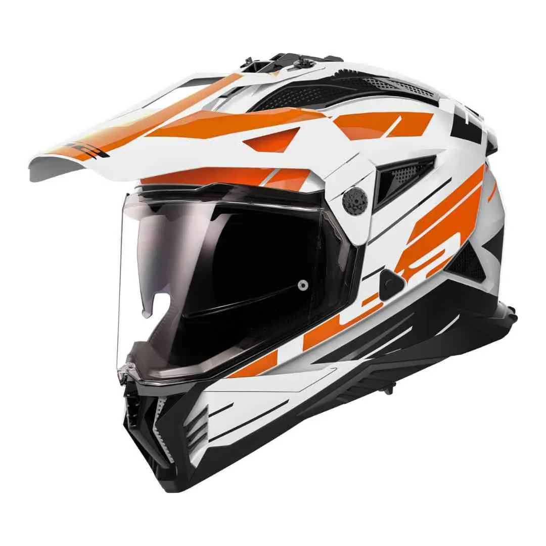 LS2 MX702 Pioneer II Namib enduro kaciga – prednji pogled