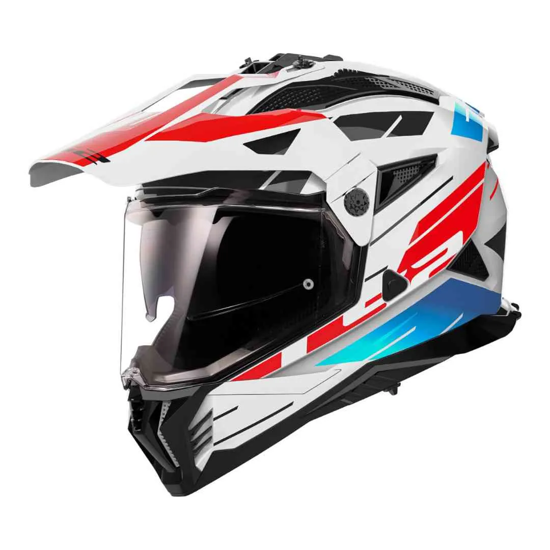 LS2 MX702 Pioneer II Namib enduro kaciga – prednji pogled