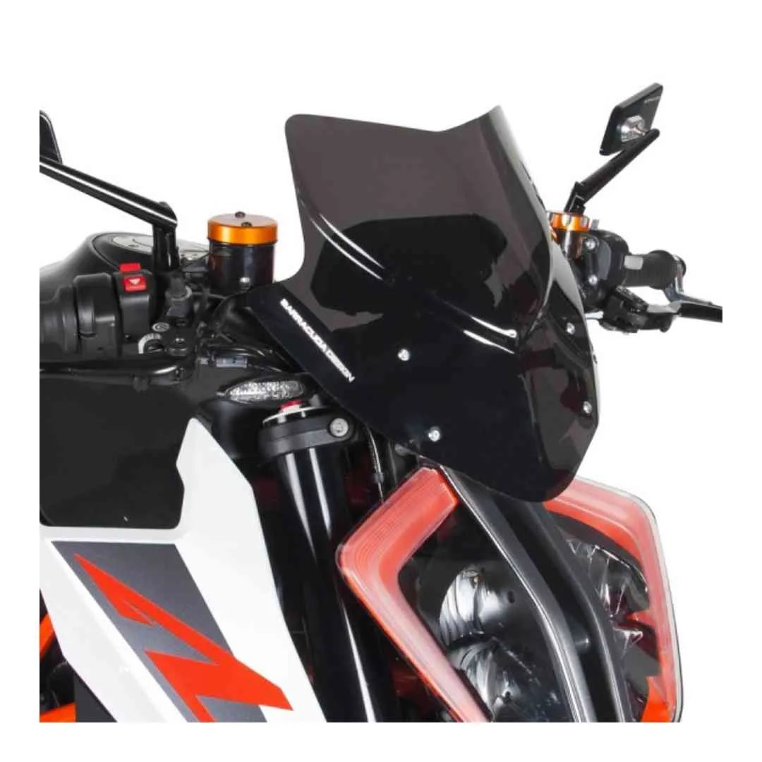 Vizir Barracuda Aerosport postavljen na KTM 1290 Super Duke (2017–2019)