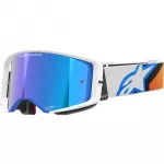 Kros naočale Alpinestars Supertech Corp Absolute Vision Mirror plavo narančasta