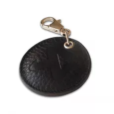 Privjesak za ključeve Akrapovič koža crna