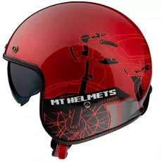 Jet kaciga MT Helmets Le Mans 2 Cafe Racer