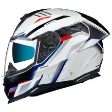 Moto kaciga NEXX SX.100R Gridline bijela plava
