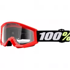 Kros naočale za motocikle 100% dječje Strata Mini Crvene