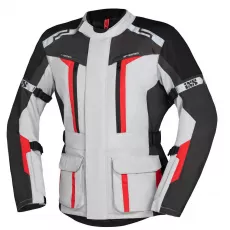Moto jakna IXS Evans ST 2.0 sivo crvena