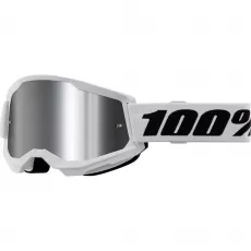 Kros naočale za motocikle 100% Strata 2 Mirror bijela