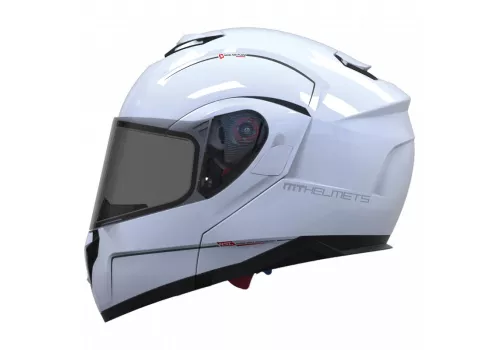Flip-Up Motociklistička Kaciga MT Helmets Atom SV Solid Bijela
