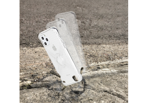 Futrola za telefon s držačem CUBE X-Guard za Iphone 11 PRO MAX Boja: Prozirna
