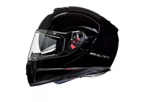 Flip-Up Motociklistička Kaciga MT Helmets Atom SV Solid Crna
