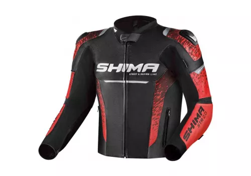 Moto jakna Shima STR 2.0 Crno Crvena