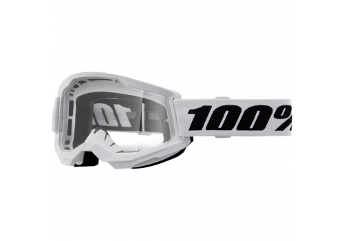 Kros naočale za motocikle 100% Strata 2 CLR bijela