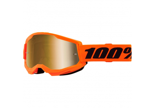 Kros naočale za motocikle 100% Strata 2 Mirror narančasta