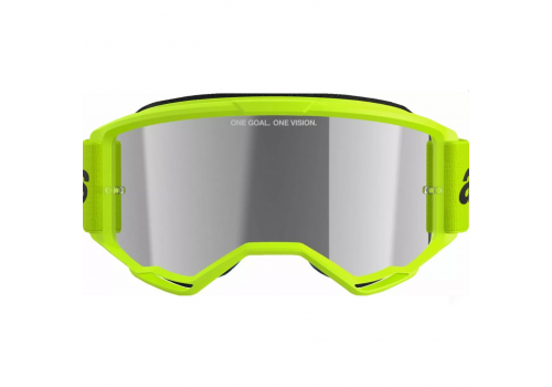 Kros naočale Alpinestars Vision 3 Wordmark Mirror neon