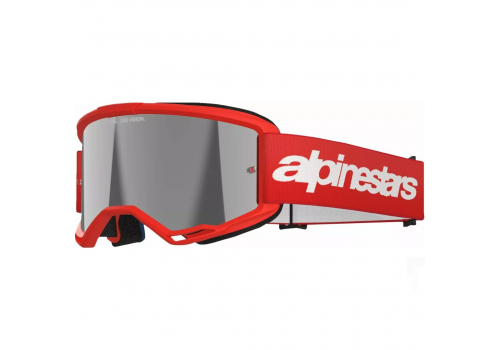 Kros naočale Alpinestars Vision 3 Wordmark Mirror crvena