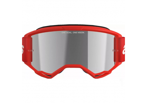 Kros naočale Alpinestars Vision 3 Wordmark Mirror crvena