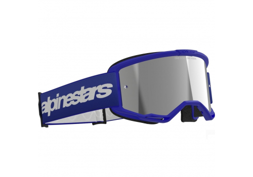 Kros naočale Alpinestars Vision 3 Wordmark Mirror plava