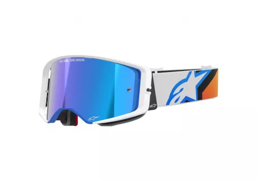 Kros naočale Alpinestars Supertech Corp Absolute Vision Mirror plavo narančasta