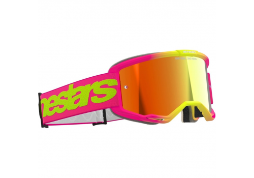 Kros naočale Alpinestars Vision 5 Wordmark Mirror pink neon