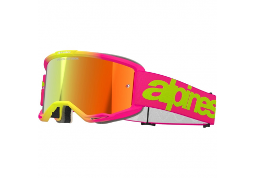 Kros naočale Alpinestars Vision 5 Wordmark Mirror pink neon