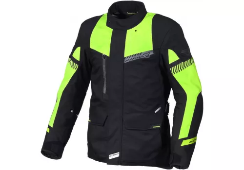 Moto jakna Macna Aspire crna fluo