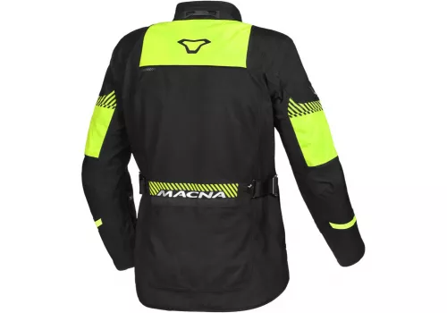 Moto jakna Macna Aspire crna fluo