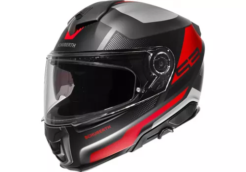 Moto kaciga Schuberth S3 Daytona antracit crvena