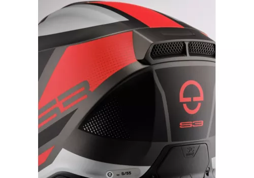 Moto kaciga Schuberth S3 Daytona antracit crvena