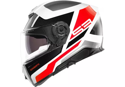 Moto kaciga Schuberth S3 Daytona sivo bijela crvena