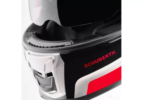 Moto kaciga Schuberth S3 Daytona sivo bijela crvena