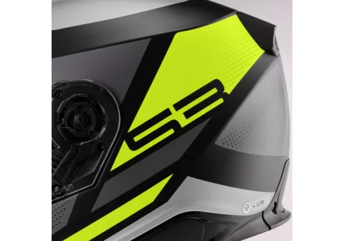 Moto kaciga Schuberth S3 Daytona siva neon