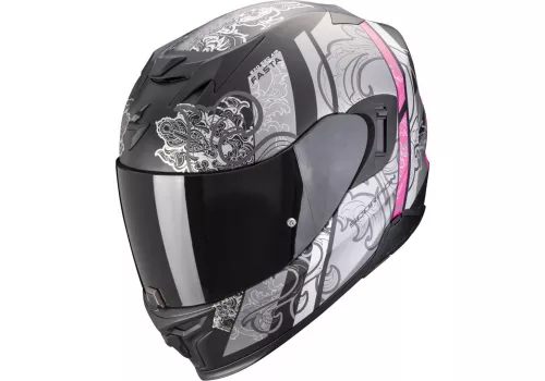 Moto kaciga Scorpion Exo-520 Evo Air Fasta crno siva pink