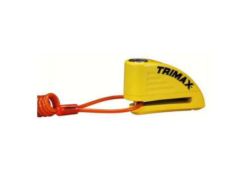 Disk brava Trimax sa Alarmom 7mm žuta