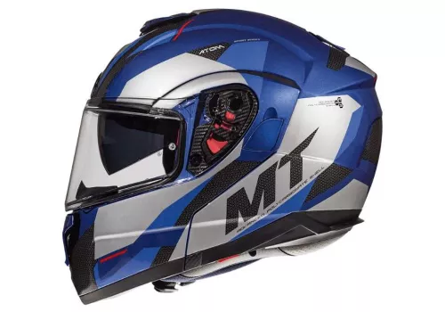 Moto kaciga MT Helmets Atom SV Transcendent plava