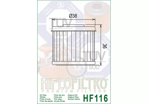 Filtar za ulje HF116